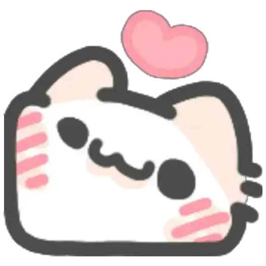 Gatito con corazón