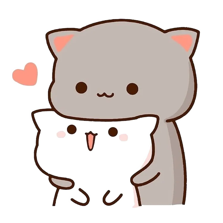 Gatos abrazo